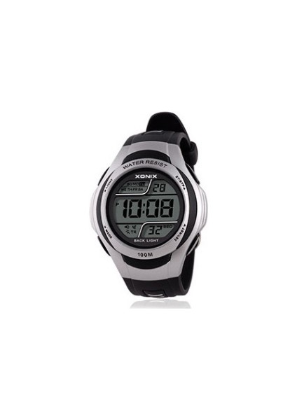 GQ-005 Altın Çok Fonksiyonlu Erkekler Açık Su Geçirmez 100 M Koşu LED Yüzme Dalış Spor Saatler Dijital Bilek Relogio Gq (Yurt Dışından)
