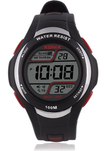 GQ-005 Altın Çok Fonksiyonlu Erkekler Açık Su Geçirmez 100 M Koşu LED Yüzme Dalış Spor Saatler Dijital Bilek Relogio Gq (Yurt Dışından) modelleri