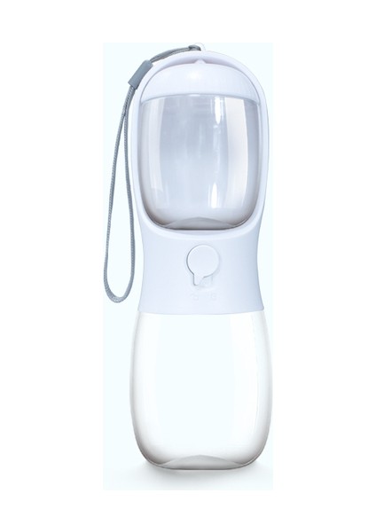 Süt Beyazı 300ML Taşınabilir Pet Kedi Su Şişesi 550ML Büyük Hacimli Pet Köpek Içme ve Besleyici 2'si 1 Arada Kaseler Açık Dağıtıcı Besleyici Evcil Hayvan Ürünü (Yurt Dışından)