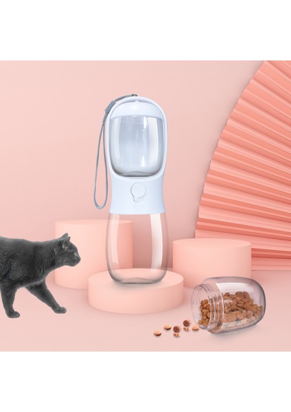 Süt Beyazı 300ML Taşınabilir Pet Kedi Su Şişesi 550ML Büyük Hacimli Pet Köpek Içme ve Besleyici 2'si 1 Arada Kaseler Açık Dağıtıcı Besleyici Evcil Hayvan Ürünü (Yurt Dışından) fiyatları