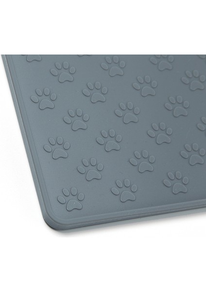 Siyah 40X60 cm Evcil Hayvan Mama Matı Pet Placemat Köpek Hayvan Mama Kabı Ped Köpekler ve Kediler Su Geçirmez Besleme Matı Gıda ve Su Taşmasını Önlemek Silikon (Yurt Dışından) indirimleri