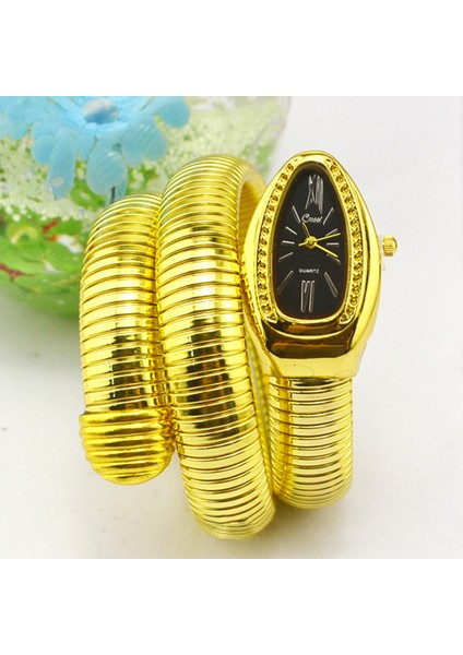 Style4 Yeni Lüks Marka Trendy Yılan Bilezik Saatler Kadın Moda Bilezik Infinity Izle Vogue Kızlar Marka Kuvars Saat Religios (Yurt Dışından)