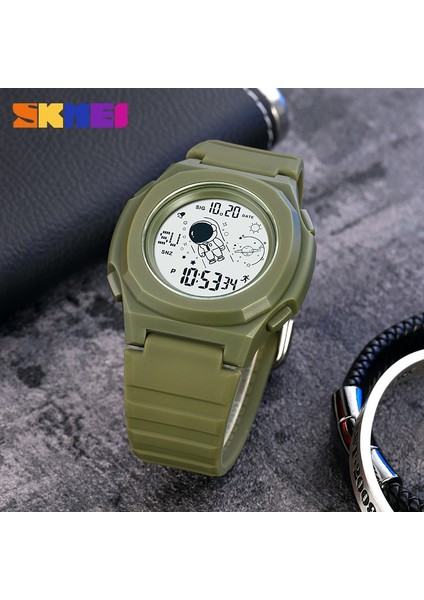 Siyah Beyaz Skmeı Spor Erkek Saatler Lüks Elektronik Hareketi Geri Sayım Chrono Dijital Saat Aydınlık Su Geçirmez Moda Kol Saati (Yurt Dışından) indirimleri