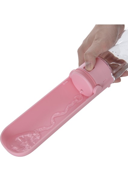 Pembe 420 ml Taşınabilir Pet Köpek Su Şişesi Içme Kaseleri Küçük Büyük Köpekler Için Seyahat Yürüyüş Köpek Besleme Su Sebili Pet Malzemeleri 420 ml (Yurt Dışından) modelleri