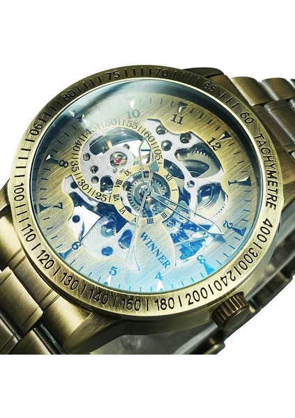 Bakır 2021 Yeni Kazanan Lüks Spor Saat Otomatik Izle Saatler Askeri Erkekler Mekanik Kol Saatleri Relogio Montre Marka (Yurt Dışından)