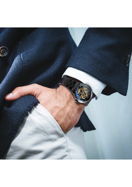Bakır 2021 Yeni Kazanan Lüks Spor Saat Otomatik Izle Saatler Askeri Erkekler Mekanik Kol Saatleri Relogio Montre Marka (Yurt Dışından)