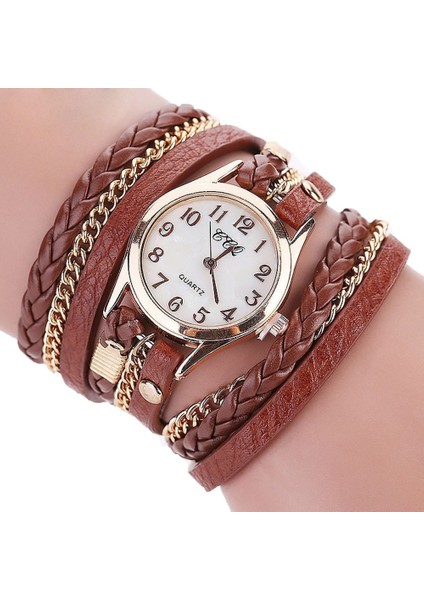 Siyah Üst Marka Lüks Vintage Deri Bilezik Izle Kadın Kız Saatler Saat Kol Saati Retro Elbise Reloj Mujer Montre Femme * L (Yurt Dışından) fırsatları