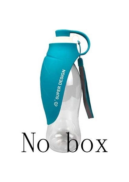 Mavi 580 ml Spor Taşınabilir Pet Köpek Su Şişesi Silikon Seyahat Köpek Kasesi Yavru Kedi Içme Açık Pet Su Sebili (Yurt Dışından)