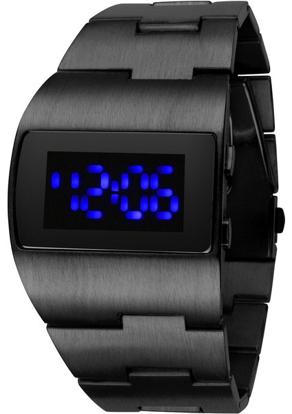 Silverblue Lüks Altın Büyük Izle Erkekler Spor LED Dijital Saatler Altın Gümüş Siyah Paslanmaz Çelik Elektronik Saatı Reloj Hombre 2022 (Yurt Dışından)