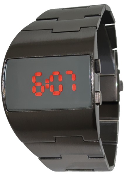 Silverblue Lüks Altın Büyük Izle Erkekler Spor LED Dijital Saatler Altın Gümüş Siyah Paslanmaz Çelik Elektronik Saatı Reloj Hombre 2022 (Yurt Dışından)