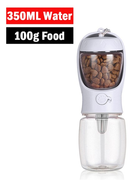 WHITE-350ML Köpekler Için Taşınabilir Su Şişesi Köpek Içme Şişe Seyahat Pet Tiryakisi Sızdırmaz Köpek Kase Gıda Kapları Köpek Aksesuarları 2 In1 (Yurt Dışından) fiyatları