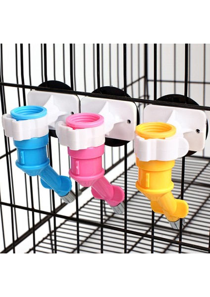 Sarı Top Tipi Içme Çeşmeleri Pet Köpek Içme Kiti Asılı Su Şişesi Kafa Kafa Kediler Kuşlar Küçük Hamster Köpek Aksesuarları (Yurt Dışından)