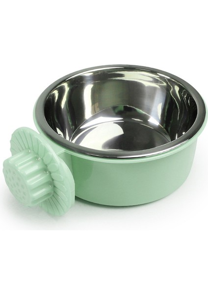 Gri S Pet Malzemeleri Paslanmaz Çelik Köpek Kase Besleyici Kafes Asılı Hayvan Mama Kabı Su Sebili Köpek Maması Kabı Kedi Kase Köpek Malzemeleri (Yurt Dışından)