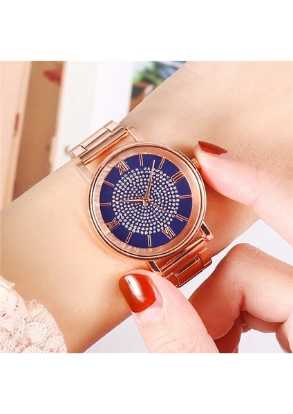 Beyaz 2020 Kadın Saatler Lüks Rhinestones Gül Altın Bayanlar Bilek Saatleri Kadın Bilezik Izle Kadın Saat Relogio Feminino (Yurt Dışından) fırsatları