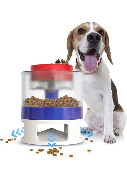 Yuvarlak D Yaratıcı Pres Tipi Kedi ve Köpek Maması Dağıtıcı Otomatik Köpek Besleyici Köpek Bulmaca Oyuncakları Büyük Köpekler Için Akıllı Köpekler Için Köpek Bulmacaları (Yurt Dışından) fiyatları