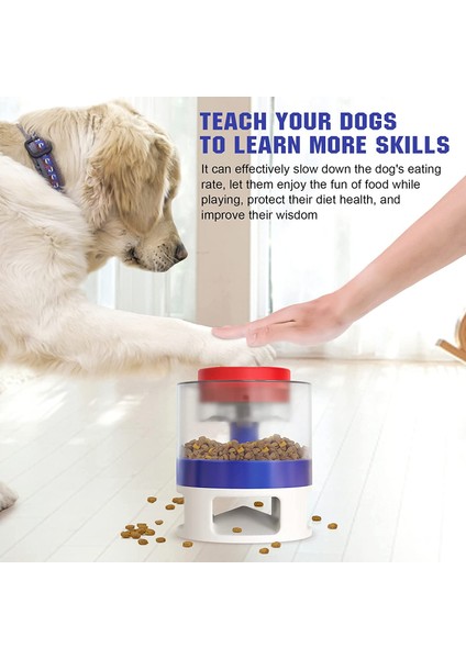 Yuvarlak D Yaratıcı Pres Tipi Kedi ve Köpek Maması Dağıtıcı Otomatik Köpek Besleyici Köpek Bulmaca Oyuncakları Büyük Köpekler Için Akıllı Köpekler Için Köpek Bulmacaları (Yurt Dışından) modelleri