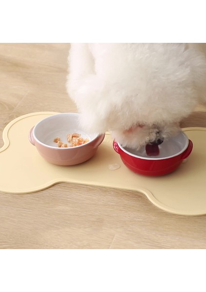 Pembe Su Geçirmez Pet Mat Köpek Kedi Için Düz Renk Silikon Evcil Hayvan Gıda Pedi Hayvan Mama Kabı Içme Matı Köpek Besleme Matı Placemat Kolay Yıkama (Yurt Dışından) modelleri