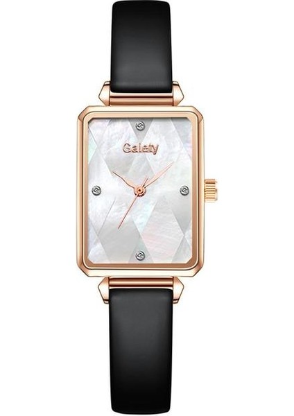 Beyaz Lüks Kadın Paslanmaz Çelik Tel Örgü Izle Moda Bayanlar Kuvars Elmas Kol Saati Zarif Kadın Bilezik Izle Reloj Mujer Saat (Yurt Dışından)