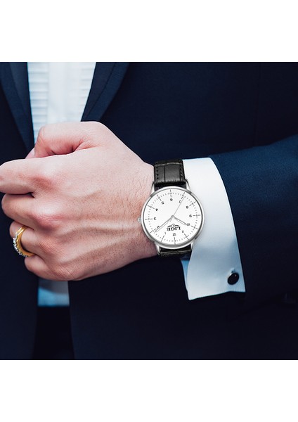 Lt Gümüş Mavi Lıge Moda Erkekler Izle 30 M Su Geçirmez Basit Iş Erkekler Için Izle Aydınlık Eller Kuvars Deri Kol Saati Montre Homme (Yurt Dışından) indirimleri