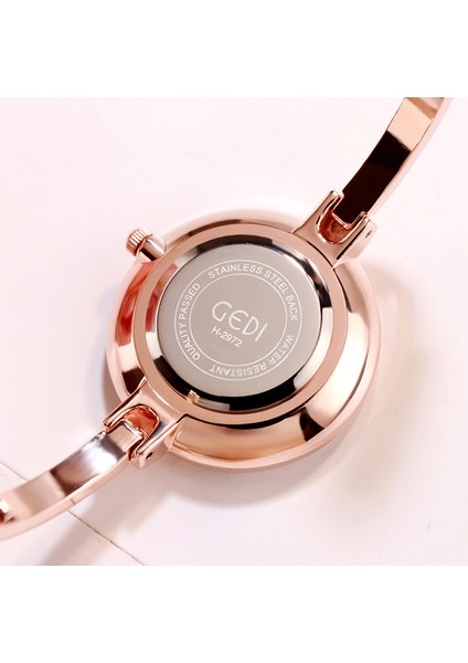 Rosegold Siyah Gedı Saatler Kadınlar Için Büyük Kadran Moda Saat Kadın Kol Saati Zarif Bilezik Izle Kadın Yeni Suya Dayanıklı Reloj Mujer (Yurt Dışından) indirimleri