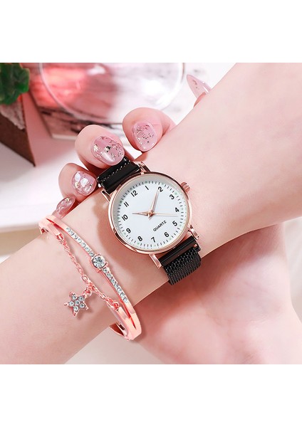 Ml-Gümüş-Bilezik Kadın Izle Lüks Bayanlar Kuvars Saatler Mıknatıs Toka Milanese Band Opsiyonel Bilezik + Saatler Relogio Feminino Hediyelik Saat Için (Yurt Dışından) fırsatları