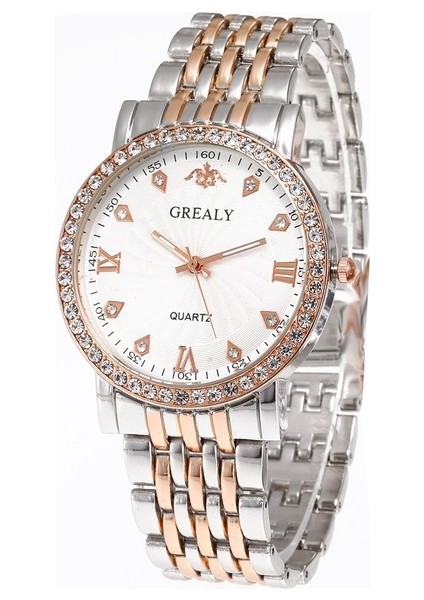 Bw Rosegoldwhite Büyük Yeni Rahat Altın Izle Kadın Saatler Bayanlar Yaratıcı Çelik Kadın Bilezik Saatler Kadın Saat Severler Kol Saati Relogio Feminino (Yurt Dışından)