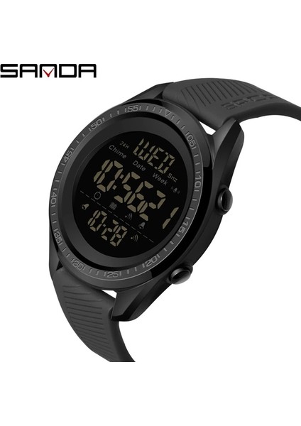 Armygreen Sanda 6013 Açık Spor Erkek Saatler 5bar Su Geçirmez Dijital Saat Erkekler Kol Saati Saat Erkek Chronograph Relogio Masculino (Yurt Dışından)