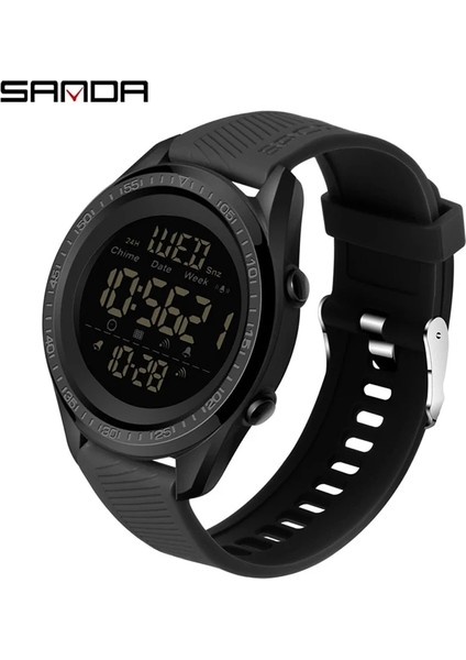 Armygreen Sanda 6013 Açık Spor Erkek Saatler 5bar Su Geçirmez Dijital Saat Erkekler Kol Saati Saat Erkek Chronograph Relogio Masculino (Yurt Dışından)