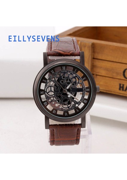 E Vintage Erkek Saati Lüks Deri Kayış Kuvars Izle Erkekler Kadınlar Için Ücretsiz Shiping Tasarımcı Saatler Reloj Hombre (Yurt Dışından)