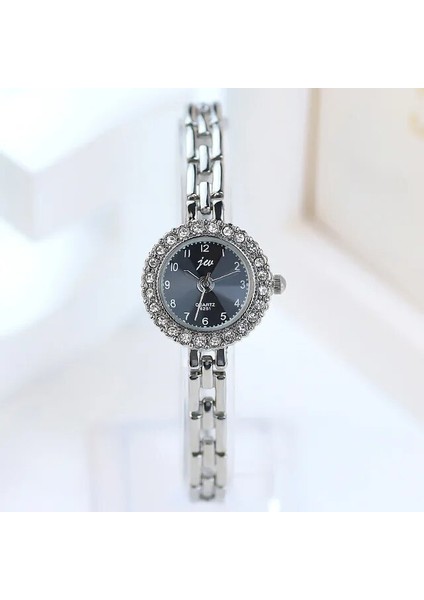 Gümüş Siyah 2 Küçük Kadran Gül Altın Kadın Moda Saatler Lüks Alaşım Kayış Kuvars Bayanlar Bilezik Saat Saat Kız Aksesuarları Dropshipping (Yurt Dışından)