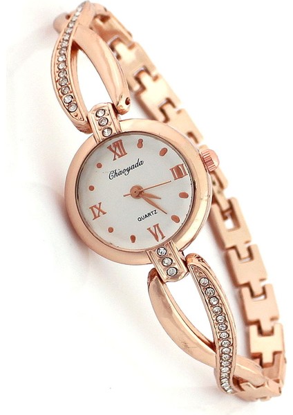 122 Gül Beyaz 2019 Paslanmaz Çelik Kayış Kadın Lüks Fanshion Izle Gül Altın Elbise Elmas Kadın Casual Saat Severlerin Bilezik Izle (Yurt Dışından) modelleri