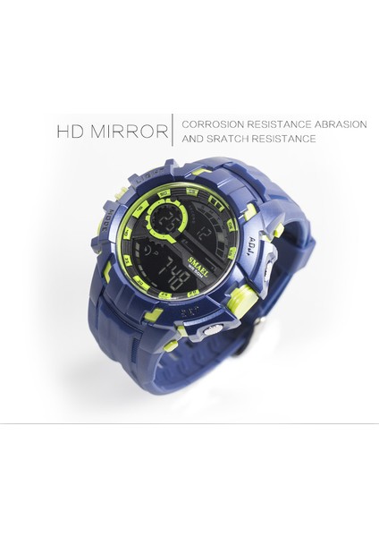 Siyah Kırmızı Smael Erkekler LED Dijital Saat Kol Saatleri Altın Elektronik Büyük Kadranlı Saatler Mens 50 M Su Geçirmez Açık Hava Spor Saati Askeri (Yurt Dışından) fırsatları