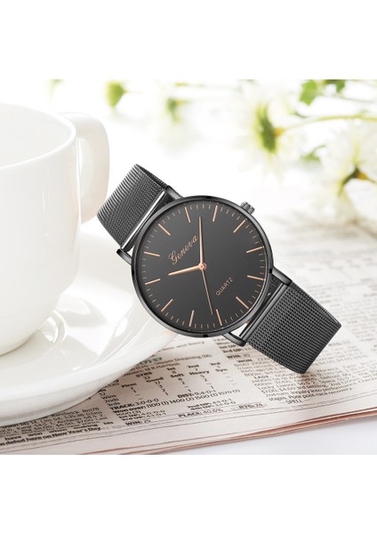 Gül Altın Moda Rahat Bayan Klasik Kuvars Paslanmaz Çelik 2019 Kol Saati Bilezik Saatler Elbise Saat Bayan Saat Reloj Mujer *y (Yurt Dışından)