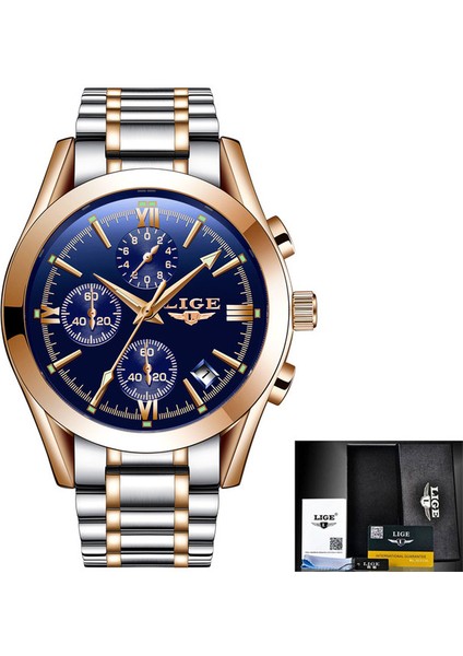 Çelik F Lıge Yeni Moda Erkek Saatler Üst Marka Lüks Askeri Kuvars Izle Premium Deri Su Geçirmez Spor Kronograf Izle Erkekler Için (Yurt Dışından)