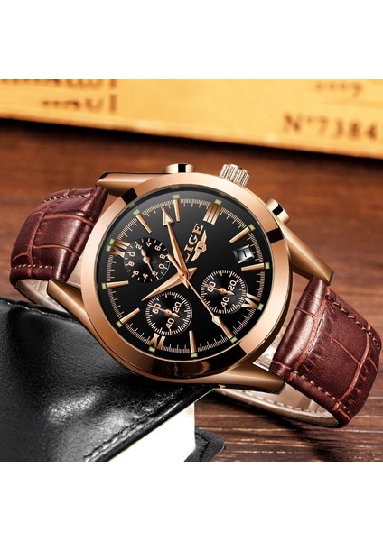 Çelik F Lıge Yeni Moda Erkek Saatler Üst Marka Lüks Askeri Kuvars Izle Premium Deri Su Geçirmez Spor Kronograf Izle Erkekler Için (Yurt Dışından) fırsatları