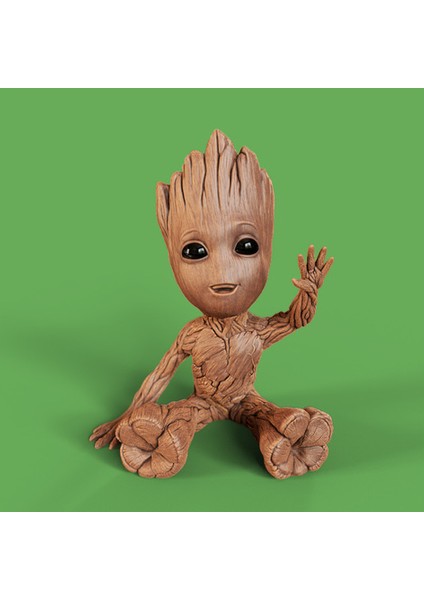 Sevimli Ağaç Çoçuk Figürü (Baby Groot) 15CM