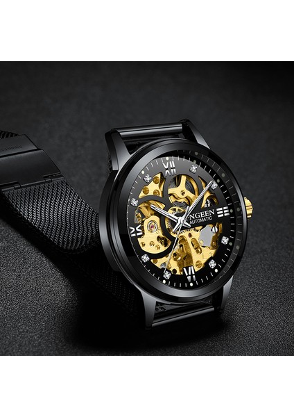 Örgü Siyah Izle 2022 Yeni Fngeen Spor Mekanik Saat Lüks Izle Erkek Saatler Üst Marka Montre Homme Saat Erkekler Otomatik Izle (Yurt Dışından) fiyatları