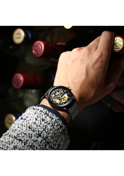 Örgü Siyah Izle 2022 Yeni Fngeen Spor Mekanik Saat Lüks Izle Erkek Saatler Üst Marka Montre Homme Saat Erkekler Otomatik Izle (Yurt Dışından) modelleri
