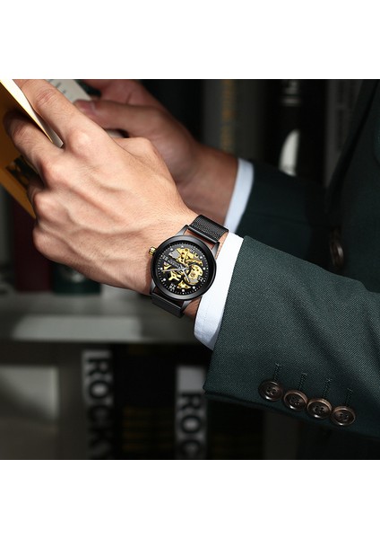 Örgü Siyah Izle 2022 Yeni Fngeen Spor Mekanik Saat Lüks Izle Erkek Saatler Üst Marka Montre Homme Saat Erkekler Otomatik Izle (Yurt Dışından) fırsatları