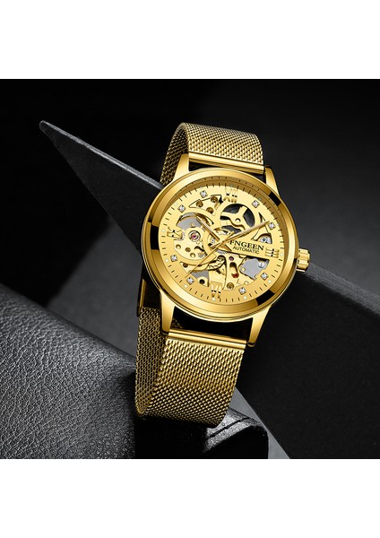 Örgü Siyah Izle 2022 Yeni Fngeen Spor Mekanik Saat Lüks Izle Erkek Saatler Üst Marka Montre Homme Saat Erkekler Otomatik Izle (Yurt Dışından) indirimleri