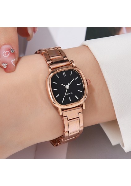 Gül Altın Siyah 2 Moda Kadınlar Basit Saatler Gümüş Yuvarlak Arama Bilezik Izle Bayanlar Iş Gündelik Elbise Saat Kuvars Kol Saati Reloj Mujer (Yurt Dışından) indirimleri