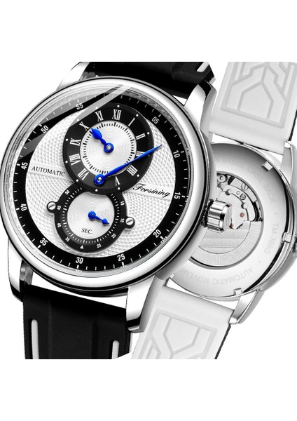 FSG8203R Kutusu ile Forsining Otomatik Mekanik Saatler Su Geçirmez Erkek Izle Ünlü Marka Lüks Saat Relogio Masculino Erkekler Için Izle (Yurt Dışından)