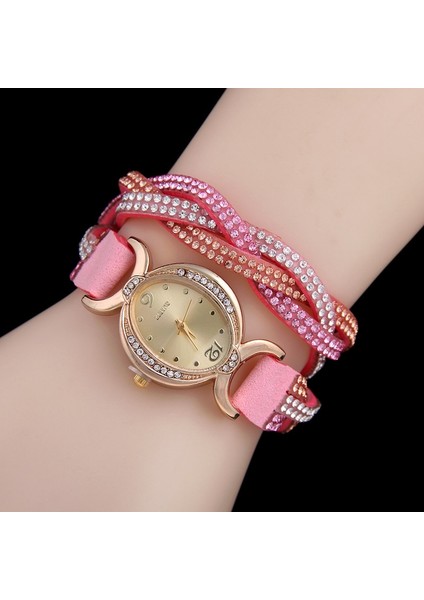 Mavi Sıcak Satış Moda Bilezik Saatler Kadın Elmas Halat Silgi Rahat Bayanlar Kuvars Izle Kore Kadife Iki Tur Sarma Saat (Yurt Dışından) modelleri