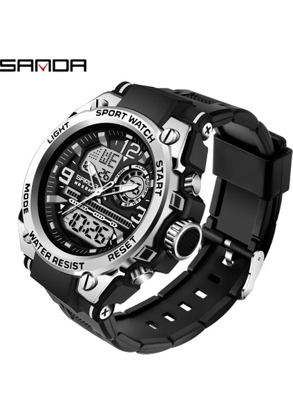 6024 Mavi Sanda Spor Erkek Saatleri Lüks Askeri Kuvars Elektronik Saatler Darbeye Dayanıklı Su Geçirmez Dijital Kol Saati Relogio Masculino (Yurt Dışından) fiyatları