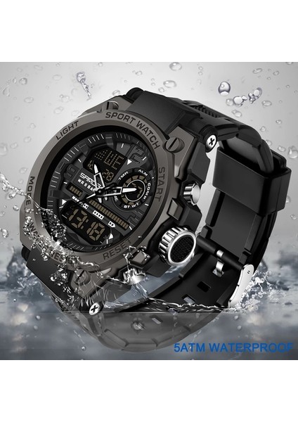 6024 Mavi Sanda Spor Erkek Saatleri Lüks Askeri Kuvars Elektronik Saatler Darbeye Dayanıklı Su Geçirmez Dijital Kol Saati Relogio Masculino (Yurt Dışından) fırsatları