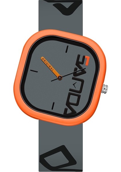 Gri Sanda Üst Marka Kuvars Izle Adam Için Moda Ultra Ince Silikon Kayış Erkek Basit Kuvars Izle Analog Spor Su Geçirmez Saat (Yurt Dışından)