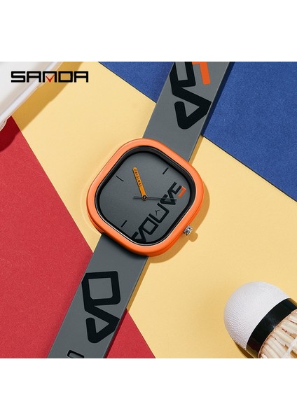 Gri Sanda Üst Marka Kuvars Izle Adam Için Moda Ultra Ince Silikon Kayış Erkek Basit Kuvars Izle Analog Spor Su Geçirmez Saat (Yurt Dışından) modelleri