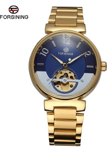 Gümüş Kara Kutu Forsınıng Klasik Moda Erkek Saatler Tourbillion Tasarım Paslanmaz Çelik Otomatik Mekanik Saat Erkekler Lüks Saat (Yurt Dışından) fiyatları