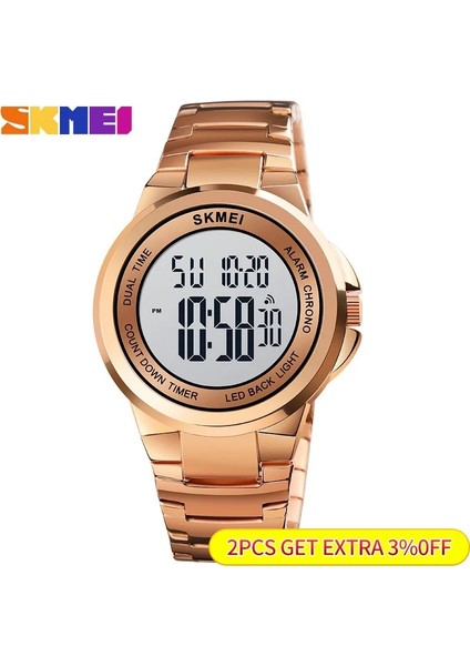 Renk 5 Skmeı Erkek Dijital Saatı 2 Zaman Kronometre Erkekler Spor Izle Moda LED Erkekler Saatler Su Geçirmez Saat Relogio Masculino 1712 (Yurt Dışından) modelleri