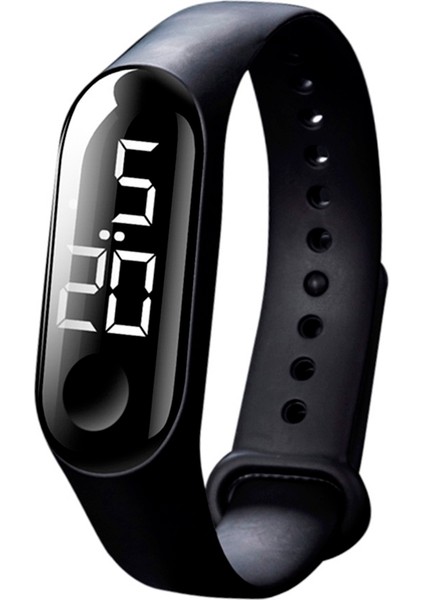 B LED Spor Moda Elektronik Saat Basit Kadın Izle El Yüzük Izle Reloj Deportivo Para Mujer Adam Izle Dijital Saat (Yurt Dışından)
